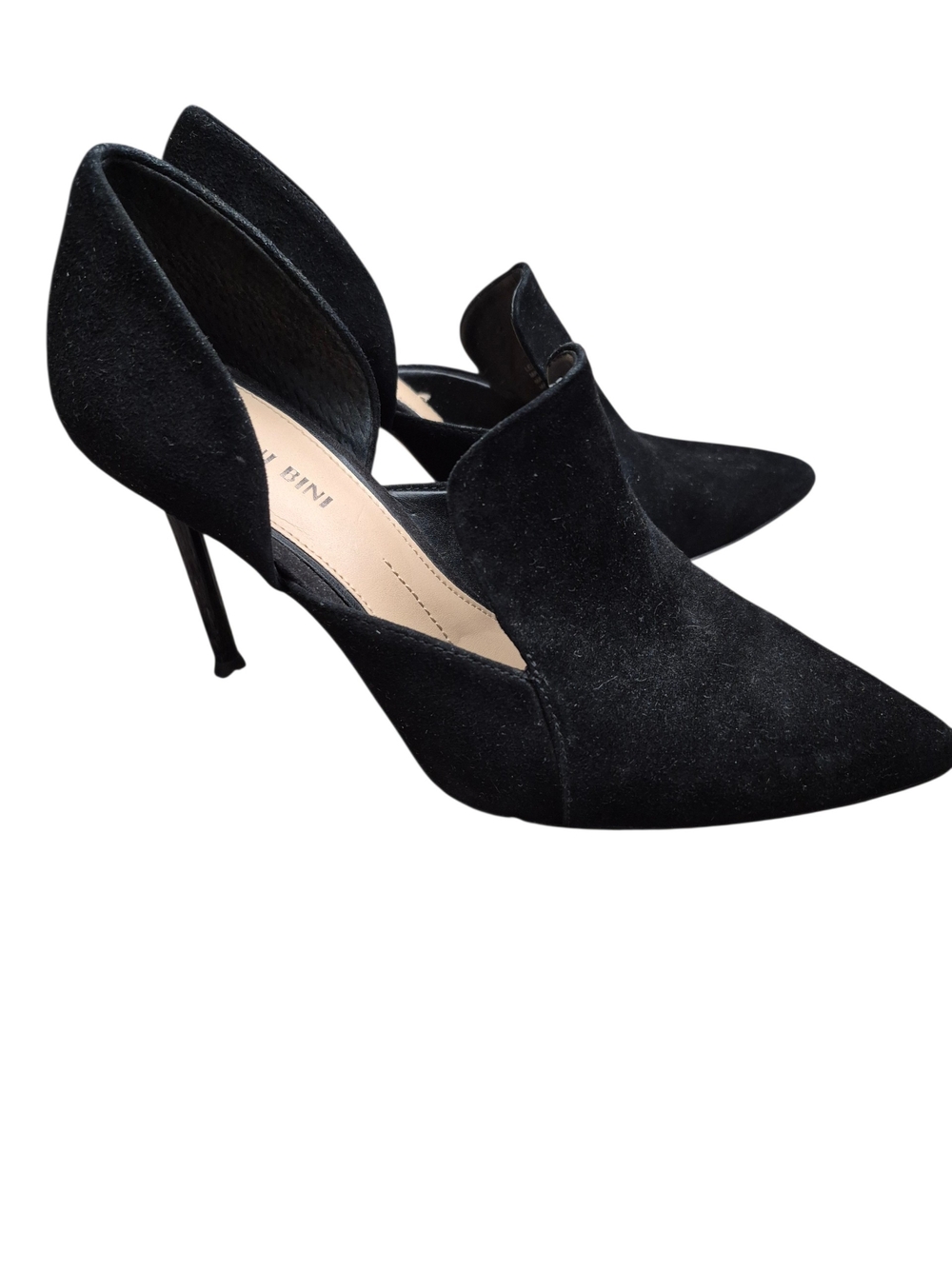 💕Gianni Bini Black Suede Pointed Stiletto Heels💕